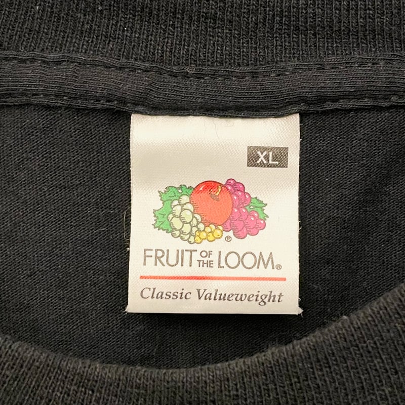 FRUIT OF THE LOOM ボディ Milano プリントTシャツ ブラック XL FRUIT OF THE LOOM ボディ Milano プリントTシャツ ブラック XL