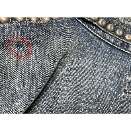 DENIM&SUPPLY RALPH LAUREN スタッズ加工デニムジャケット ライトインディゴ Mサイズ