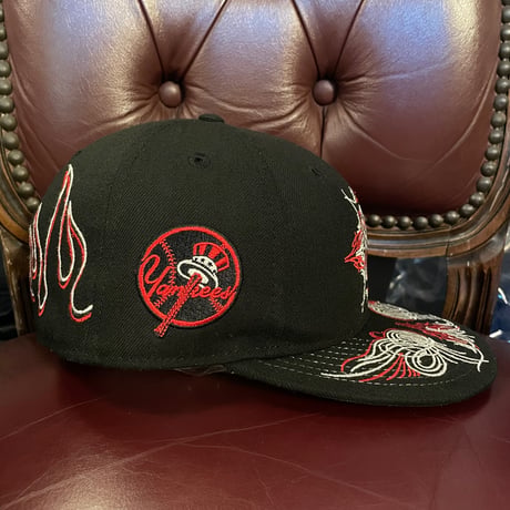 レア NEW ERA × NEW YORK YANKEES 59FIFTY ベースボールキャップ ブラック 7-1/2 59.6cm