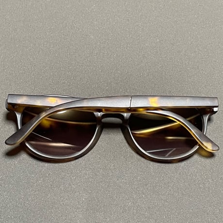 ★新品★ MADE IN ITALY製 SARAGHINA GILDA P 26-UN 折りたたみタイプサングラス ダークブラウンべっ甲柄 ブラウンレンズ