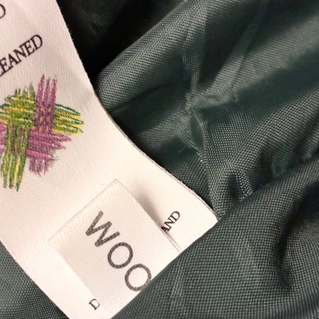 MADE IN IRELAND製 BRANIGAN WEAVERS ウールフルジップニットジャケット グリーン Mサイズ