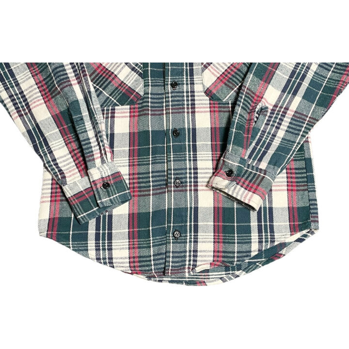 MADE IN USA製 WINTER RUN 長袖チェック柄フランネルシャツ