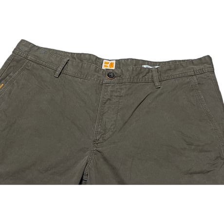 BOSS ORANGE REGULAR FIT コットンハーフパンツ ブラウン W34サイズ