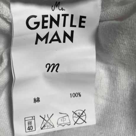 MISTERGENTLEMAN ロゴプリント半袖Tシャツ ホワイト Mサイズ