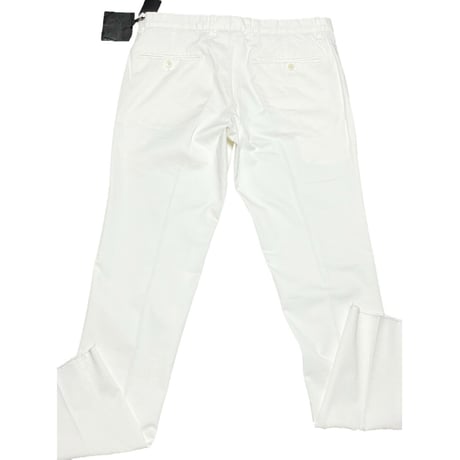 ☆タグ付き新古品☆ MADE IN JAPAN製 DESIGNWORKS スラックス ホワイト 48サイズ 裾フリー