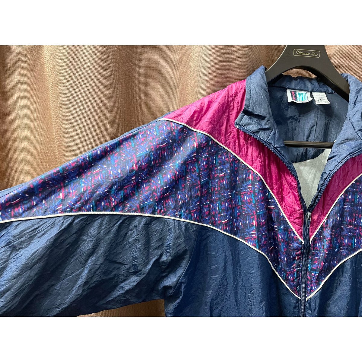 新品未使用   フルジップナイロンジャケットネイビーL fit=scale-down,w=1200