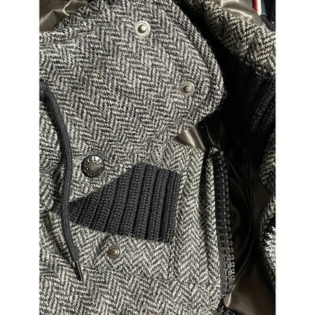 タグ付き MADE IN BULGARIA製 MONCLER FLORIAN ウールダウンジャケット グレー 0サイズ