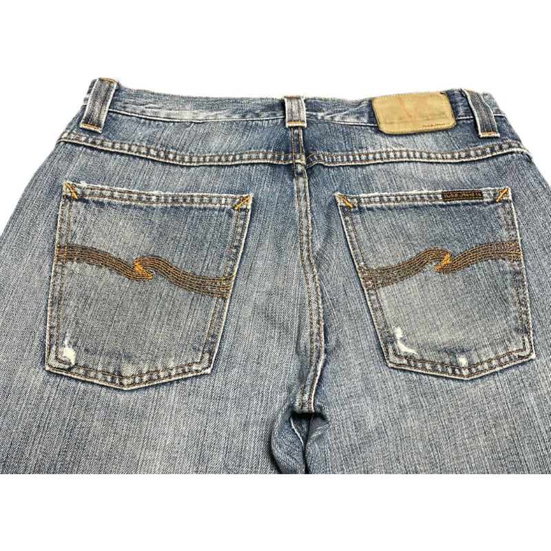 △訳あり商品△ MADE IN ITALY製 Nudie Jeans デニムパンツ ライトイン