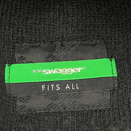 MADE IN JAPAN製 SWAGGER 2008年モデル CITY TO CITY COAST TO COASTニット帽 ブラック Fサイズ
