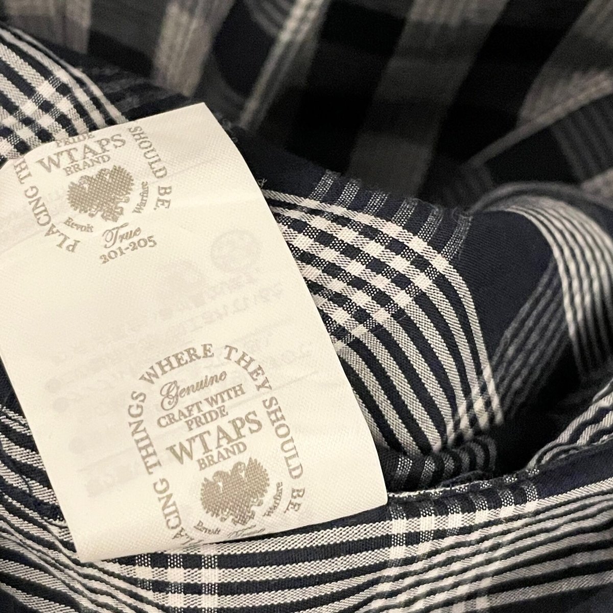 MADE IN JAPAN製 WTAPS 2016SSモデル 半袖チェックシャツ