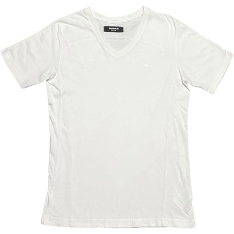 ▲訳あり商品▲ 1PIU1UGUALE3 RELAX VネックTシャツ ホワイト Lサイズ