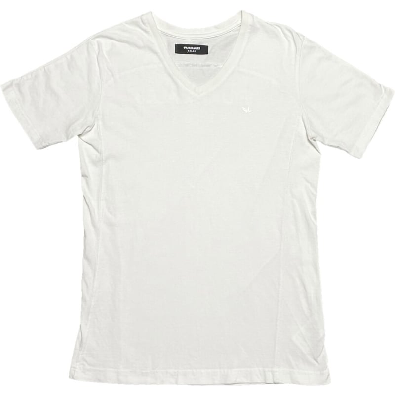 △訳あり商品△ 1PIU1UGUALE3 RELAX VネックTシャツ ホワイト Lサイズ |