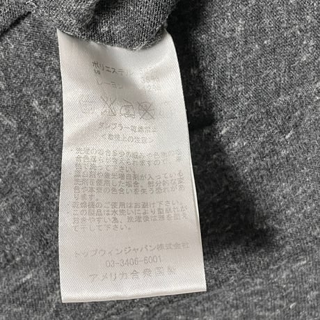 MADE IN USA製 CAL.Berries トライブレンドクルーネック半袖Tシャツ チャコールグレー Sサイズ