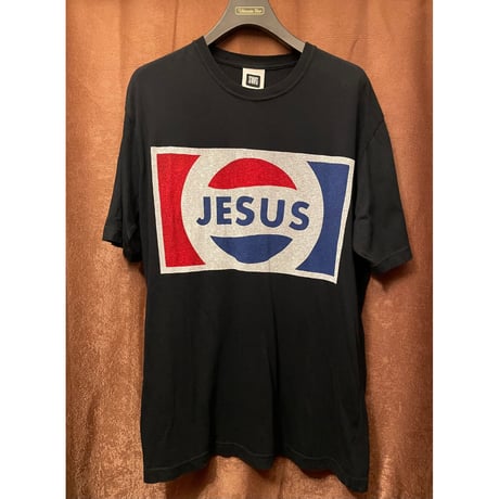 SWAGGER JESUSデザイン プリントTシャツ ブラック Lサイズ