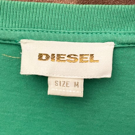 MADE IN BULGARIA製 DIESEL プリントTシャツ グリーン Mサイズ