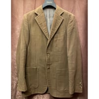 ▲訳あり商品▲ MADE IN JAPAN製 SHIPS EMMETEX生地 テーラードジャケット ブラウン 46サイズ