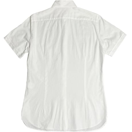 MADE IN ITALY製 GUY ROVER BARNEYS NEW YORK別注 半袖シャツ ホワイト 39-15-1/2サイズ