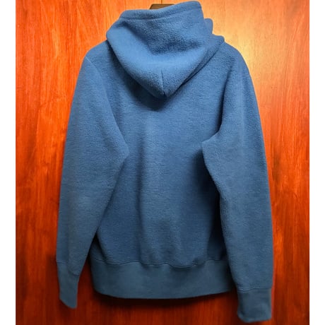 DUFFER of ST. GEORGE × Champion フリース プルオーバーパーカー ブルー Mサイズ