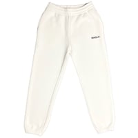 ★新品★ MADE IN ITALY製 MAGLIA 2025年AWモデル P-2800 ロゴプリント 裏起毛 スムーススウェットパンツ オフホワイト M～XLサイズ ユニセックス
