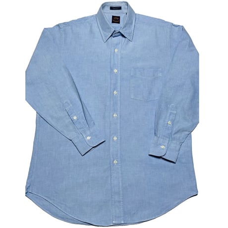 MADE IN USA製 arnold shirtmakers 長袖オックスフォードシャツ サックス 15 1/2-32サイズ
