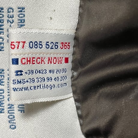 タグ付き MADE IN BULGARIA製 MONCLER FLORIAN ウールダウンジャケット グレー 0サイズ