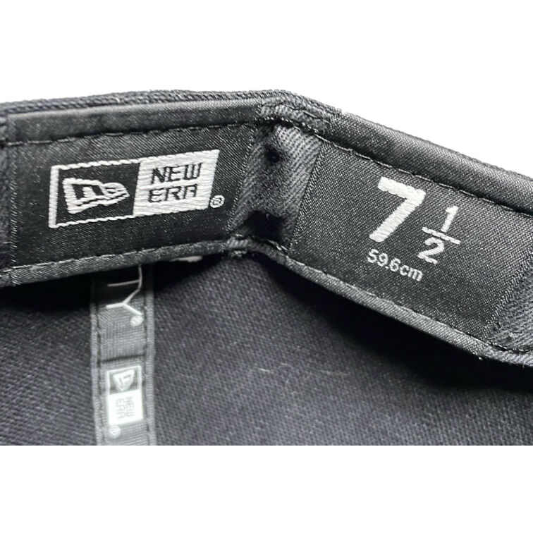 【可愛い】RODY×NEWERAコラボ企画　キャップ　７5/8 NEWERA × RODY コラボレーションベースボールキャップ ブラック