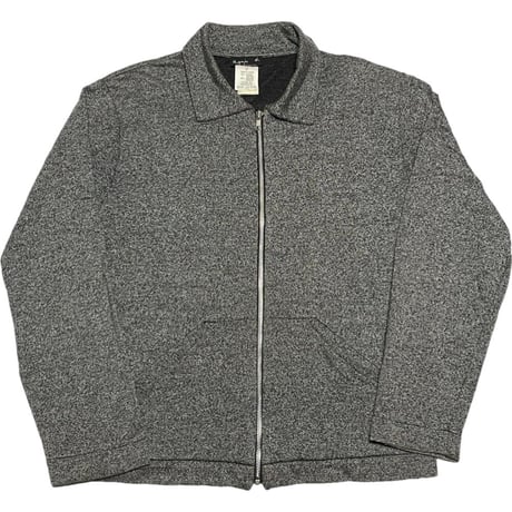 MADE IN FRANCE製 agnès b. homme スウェットフルジップジャケット 杢グレー 2/Mサイズ
