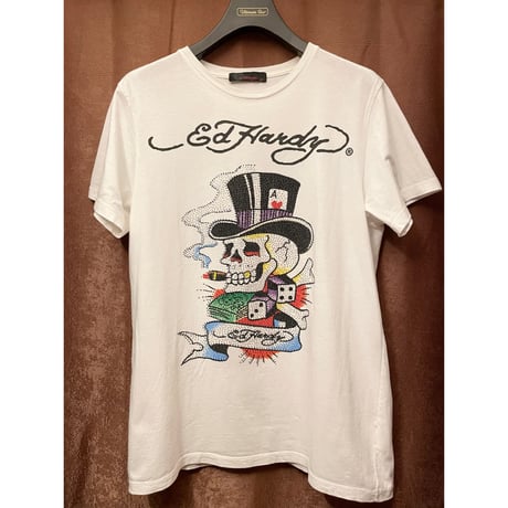 エドハーディ　edhardy ウォッシュ加工　tシャツ　グランジ Ed Hardy tシャツ 2025SS新柄追加 Hardy/エド・ハーディー