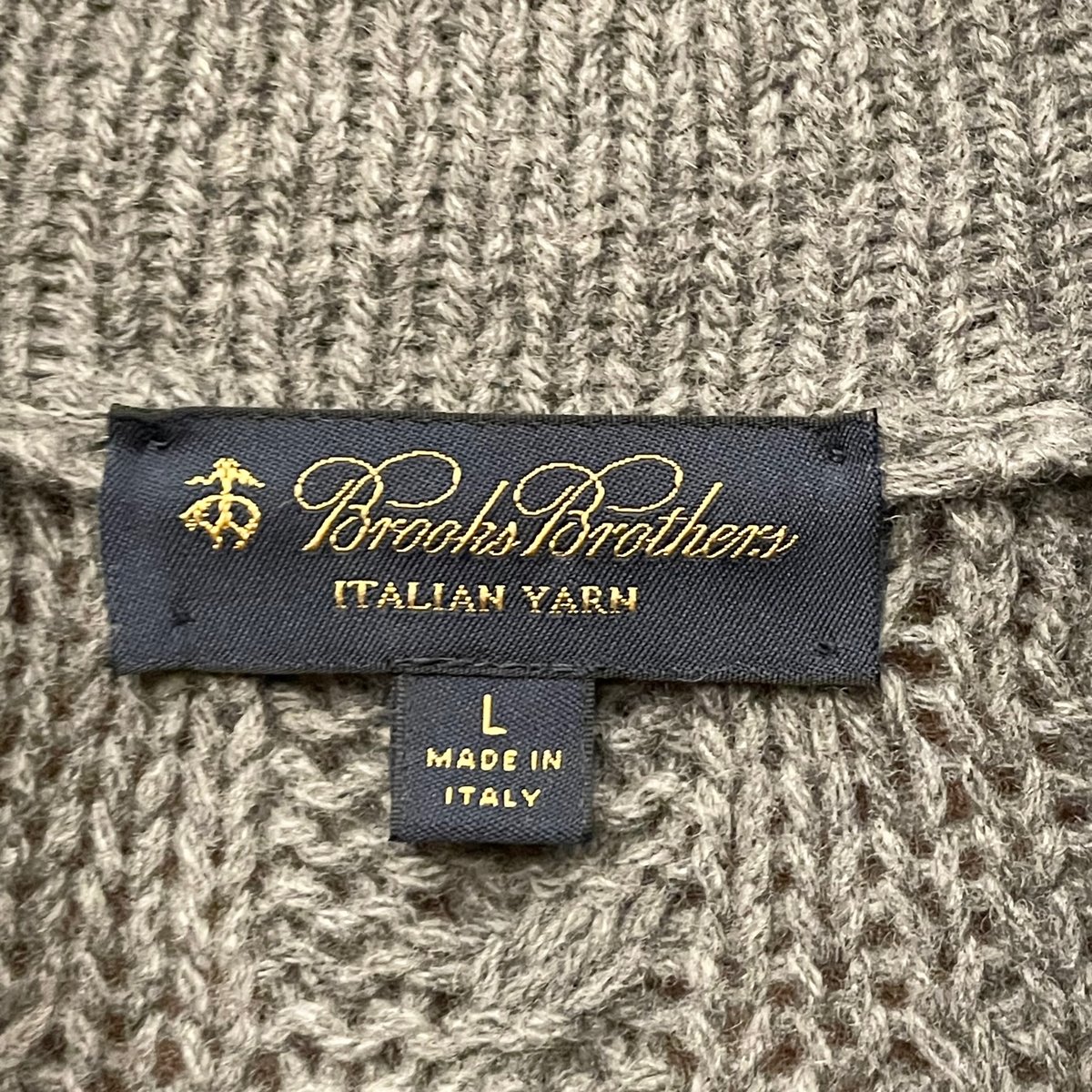 MADE IN ITALY製 BROOKS BROTHERS ITALIAN YARN ヘンリ