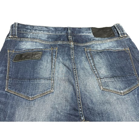 Blood & glitter ITALIAN SLIM スタッズデニムパンツ インディゴ W32-L32サイズ