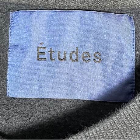 MADE IN PORTUGAL製 Études スウェットトレーナー ブラック Lサイズ