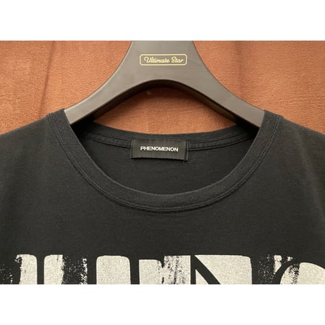 MADE IN JAPAN製 PHENOMENON 2010年AWモデル プリントTシャツ ブラック L/40サイズ
