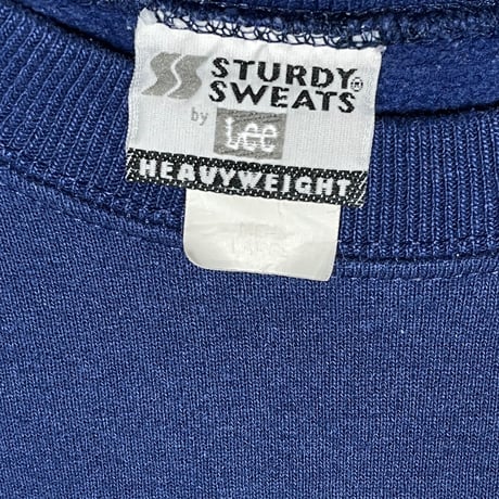 MADE IN USA製 STURDY SWEATS by Leeボディ VINTAGE SNOOPY LUCY スウェットトレーナー ネイビー Lサイズ