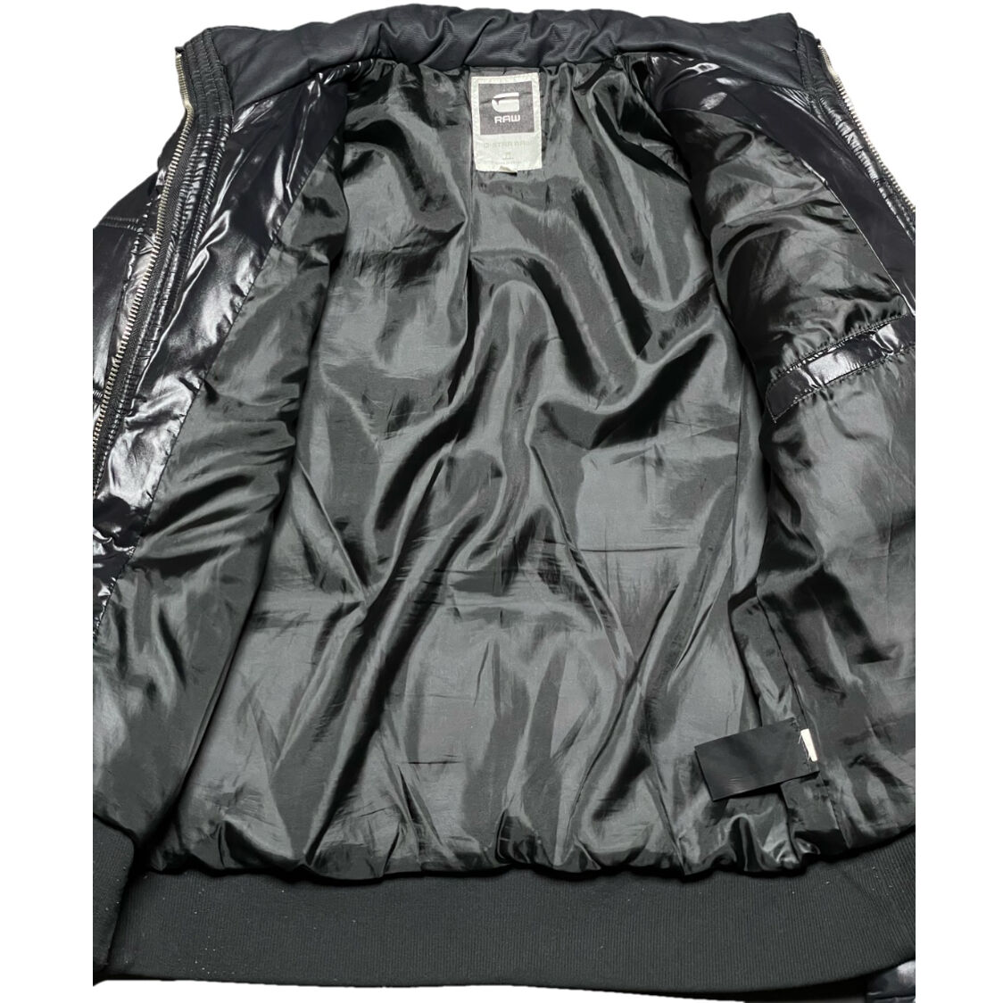 G-STAR RAW ライダース型ダウンジャケット ブラック Sサイズ G-STAR RAW ライダース型ダウンジャケット ブラック Sサイズ