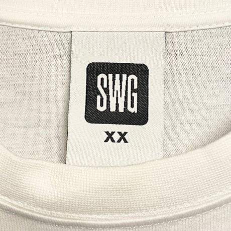 SWAGGER 「SWAGGER NEWSCHOOL」 立体プリントTシャツ ホワイト XXLサイズ