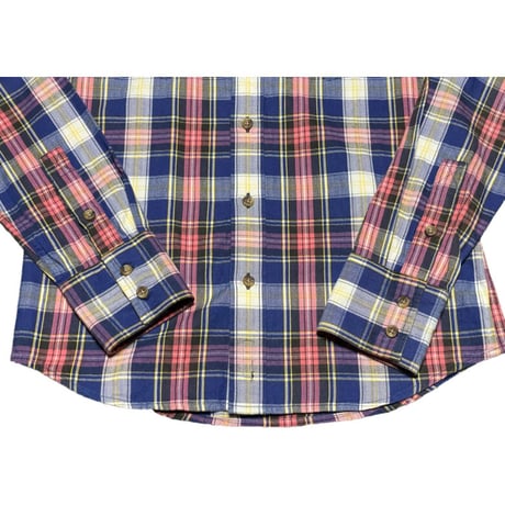 Nudie Jeans 長袖オーガニックコットンシャツ マルチカラー XSサイズ
