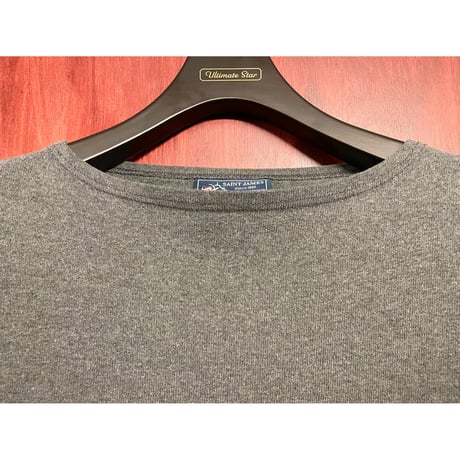 MADE IN FRANCE製 SAINT JAMES バスクシャツ チャコールグレー