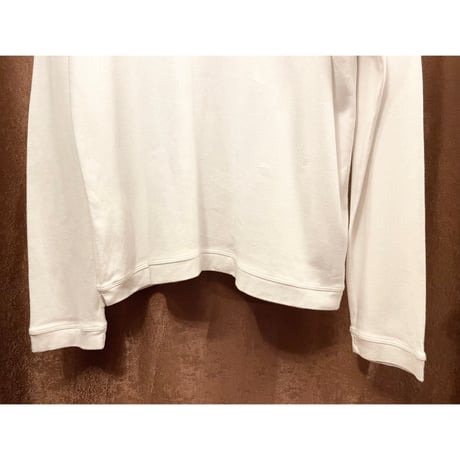 MADE IN USA製 three dots タートルネックカットソー ホワイト 38/Mサイズ