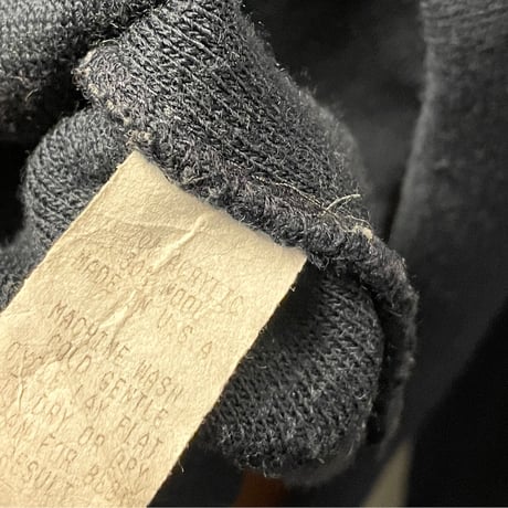 MADE IN USA製 NYC subware VISUAL MAINTENANCE セーター ネイビー Mサイズ