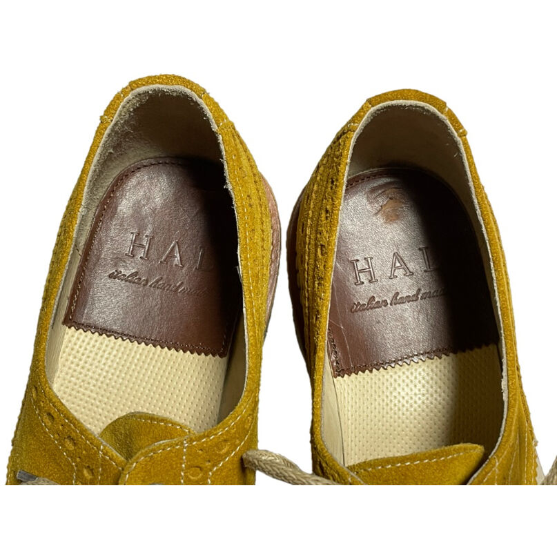 HAL Italian Leather ドッキング ウィングチップシューズ TRAVEL SHOES by chausser トラベルシューズバイショセ ウィング