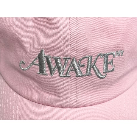 ☆タグ付き新古品☆ MADE IN USA製 AWAKE NY アジャスターキャップ ピンク Fサイズ