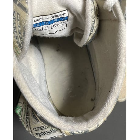激レア 限定品 MADE IN GERMANY製 JEREMY SCOTT × ADIDAS ORIGINALS FORUM 初期コラボ MONEYモデルスニーカー ベージュ