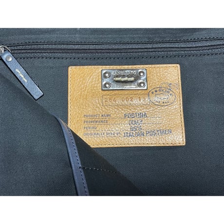 MADE IN ITALY製 ZANELLATO POSTINA パイソンレザークラッチバック グレー