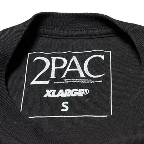 激レア XLARGE×2PAC ALL EYEZ ON ME 映画公開記念コラボTシャツ ブラック Sサイズ