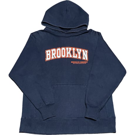 BROOKLYN BREWERY プルオーバーパーカー ネイビー Lサイズ