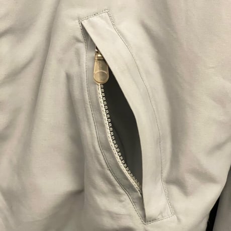 MADE IN MOROCCO製 agnes b SPORT 中綿フルジップジャケット グレイッシュブルー Mサイズ