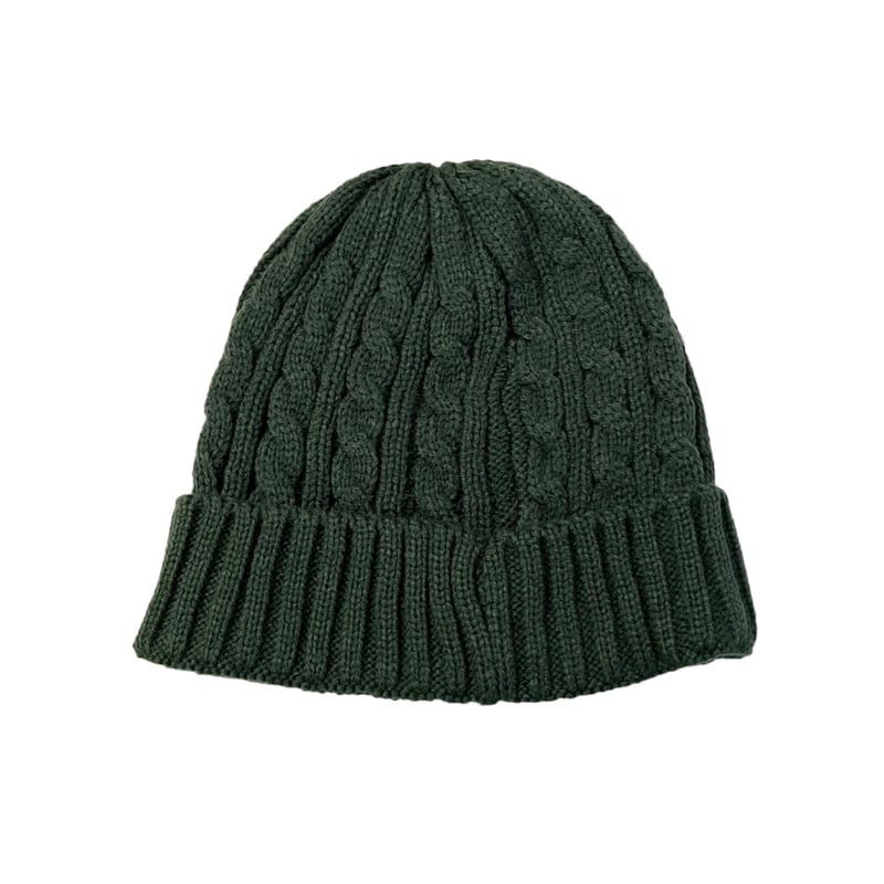 ☆新品☆ Ultimate Star オリジナルケーブル編みニット帽 ダーク