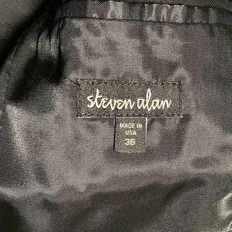 MADE IN USA製 steven alan ヴァージンウールスーツ ネイビー 36/W30サイズ