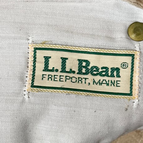 希少 MADE IN USA製 80s L.L.Bean FREEPORT, MAINEタグ 42TALONジッパー コーデュロイパンツ ベージュ W32-L32サイズ