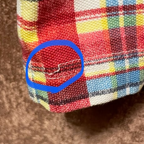FRED PERRY チェック柄半袖鹿の子ポロシャツ マルチカラー Sサイズ